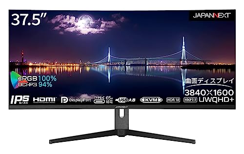 JAPANNEXT 37.5インチ曲面モニター UWQHD+ 41dU+n4bZLL.jpg